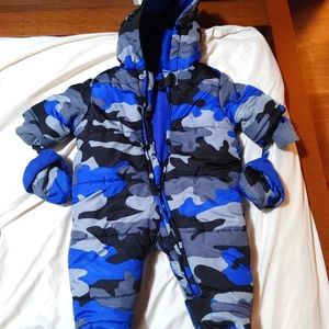 Boys snowsuit 0-3 months from Children's Place.